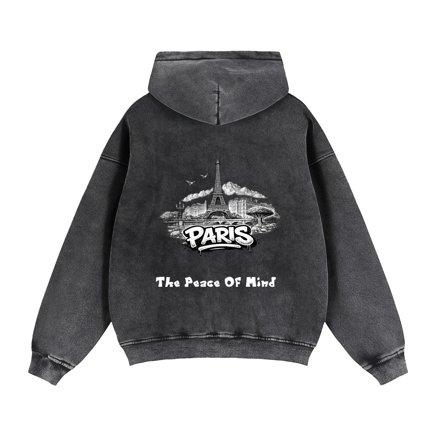 Zip-Through Boxy Fleece Hoodie