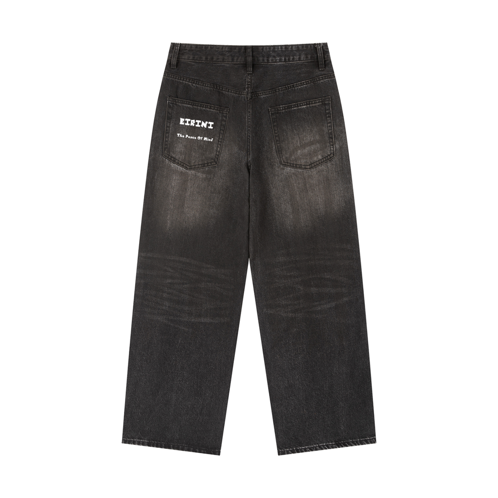 Vintage Wash Heavyweight Denim Jeans