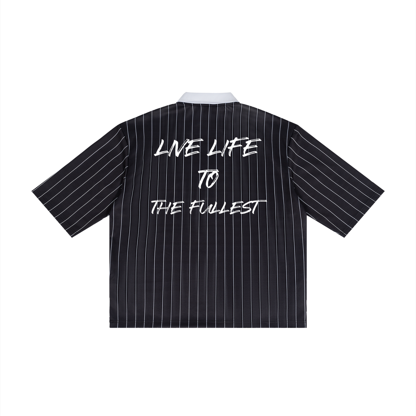 Unisex Pinstripe Collared Soccer Jersey