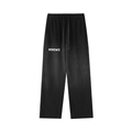 Vintage Washed Gradient Straight-Leg Sweatpants