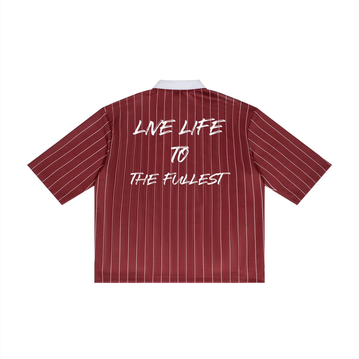 Unisex Pinstripe Collared Soccer Jersey
