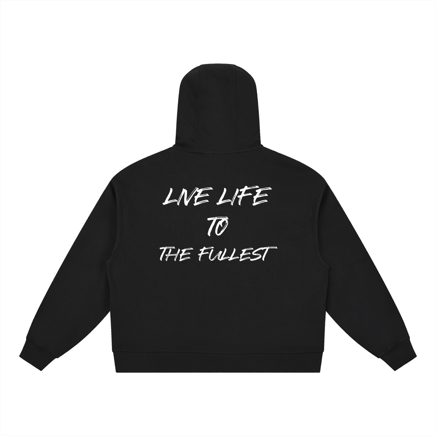 Boxy Button Placket Hoodie