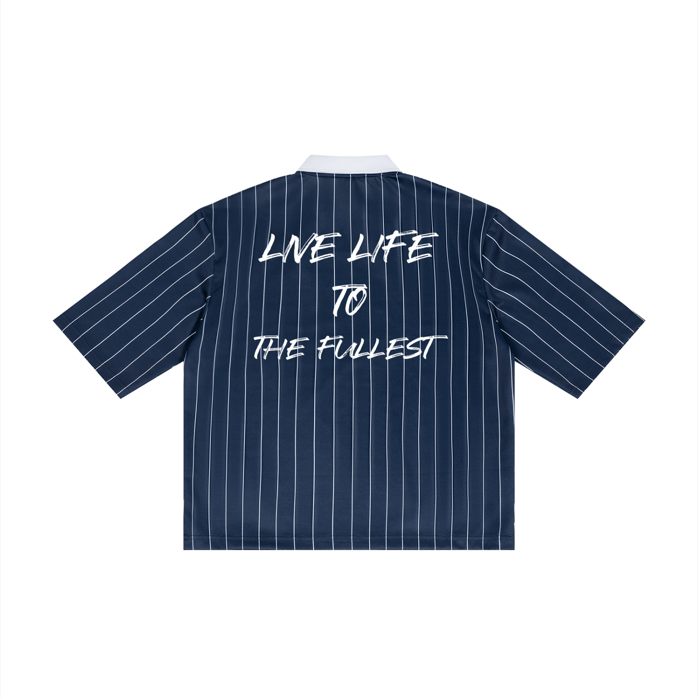 Unisex Pinstripe Collared Soccer Jersey