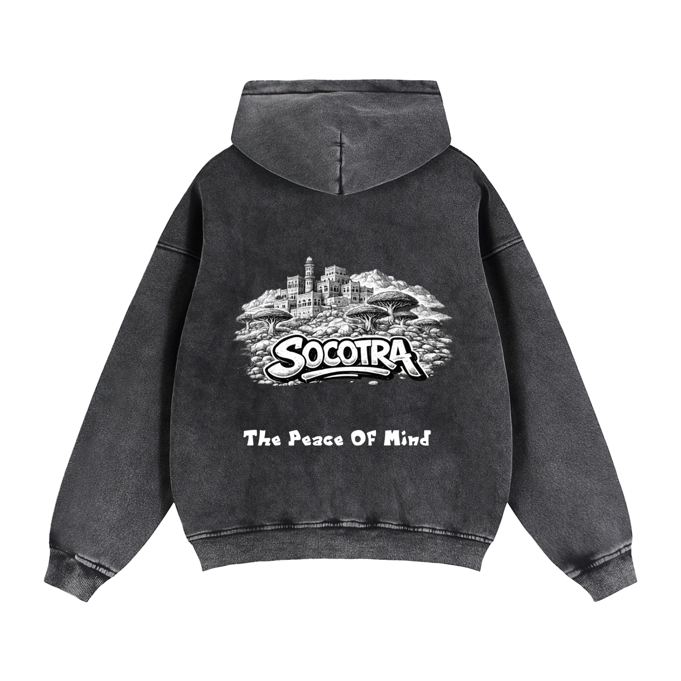 Zip-Through Boxy Fleece Hoodie