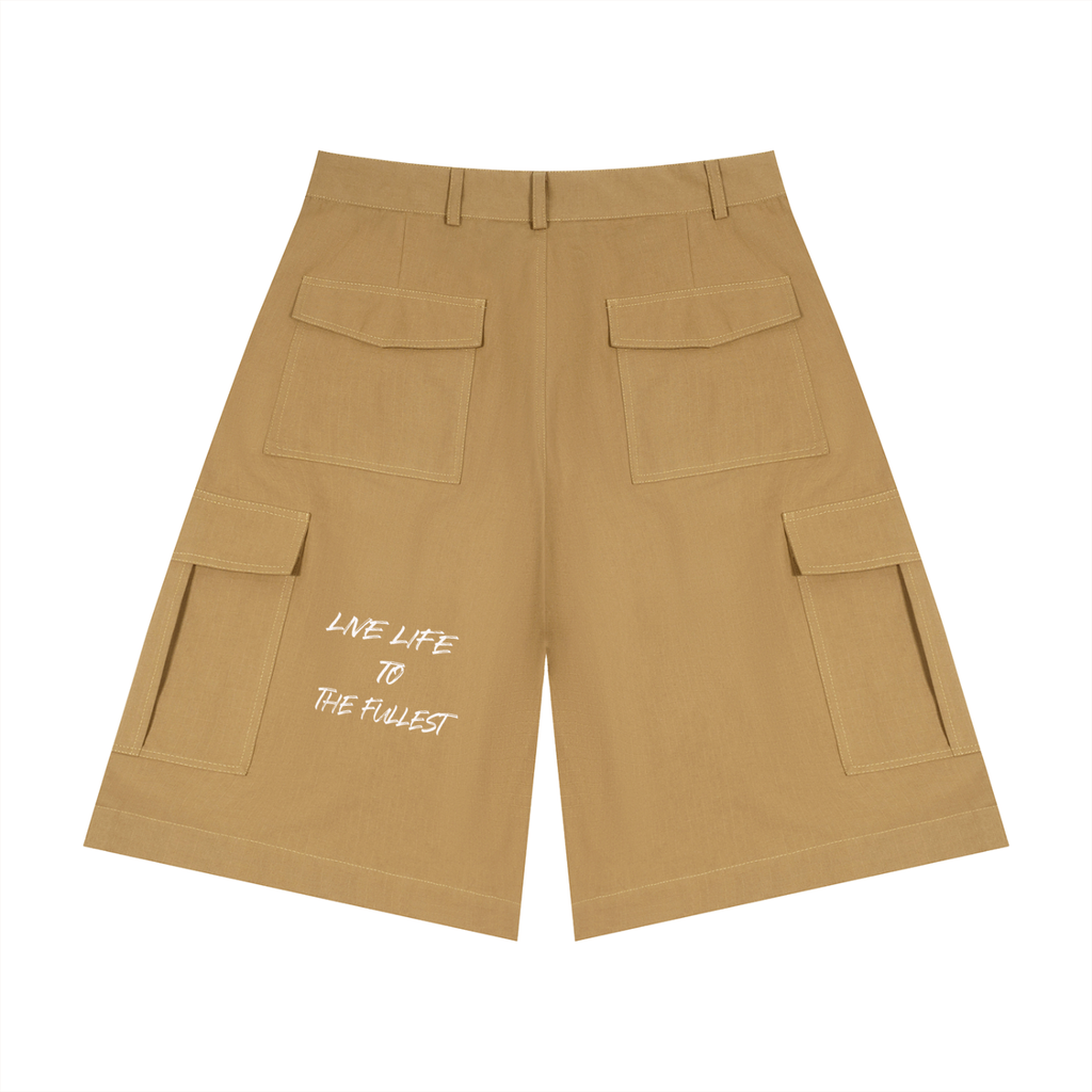 Unisex Woven Cargo Shorts