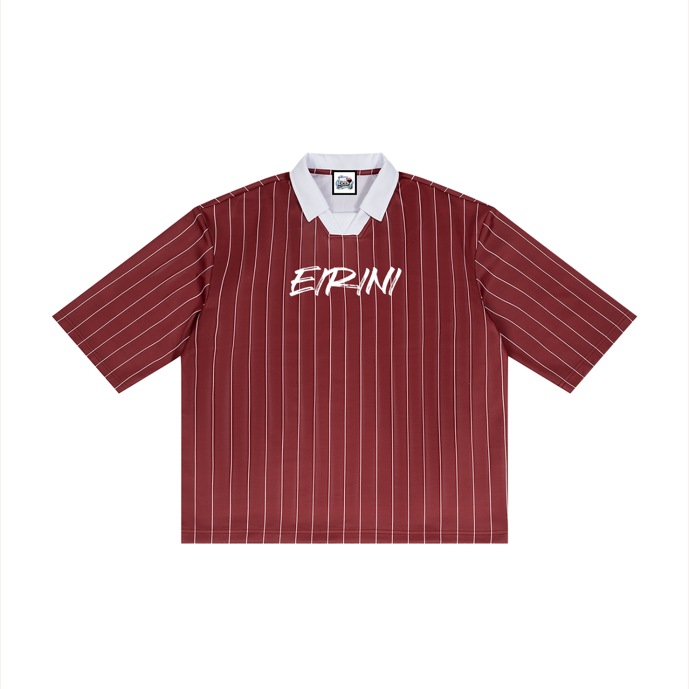 Unisex Pinstripe Collared Soccer Jersey