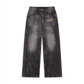 Men’s Vintage Wash Wide Leg Jeans