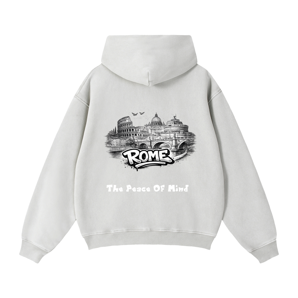 Zip-Through Boxy Fleece Hoodie