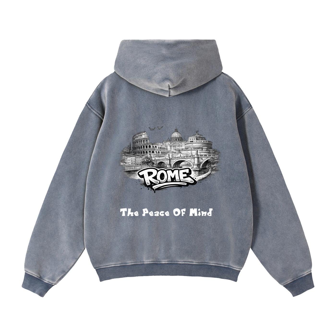 Zip-Through Boxy Fleece Hoodie