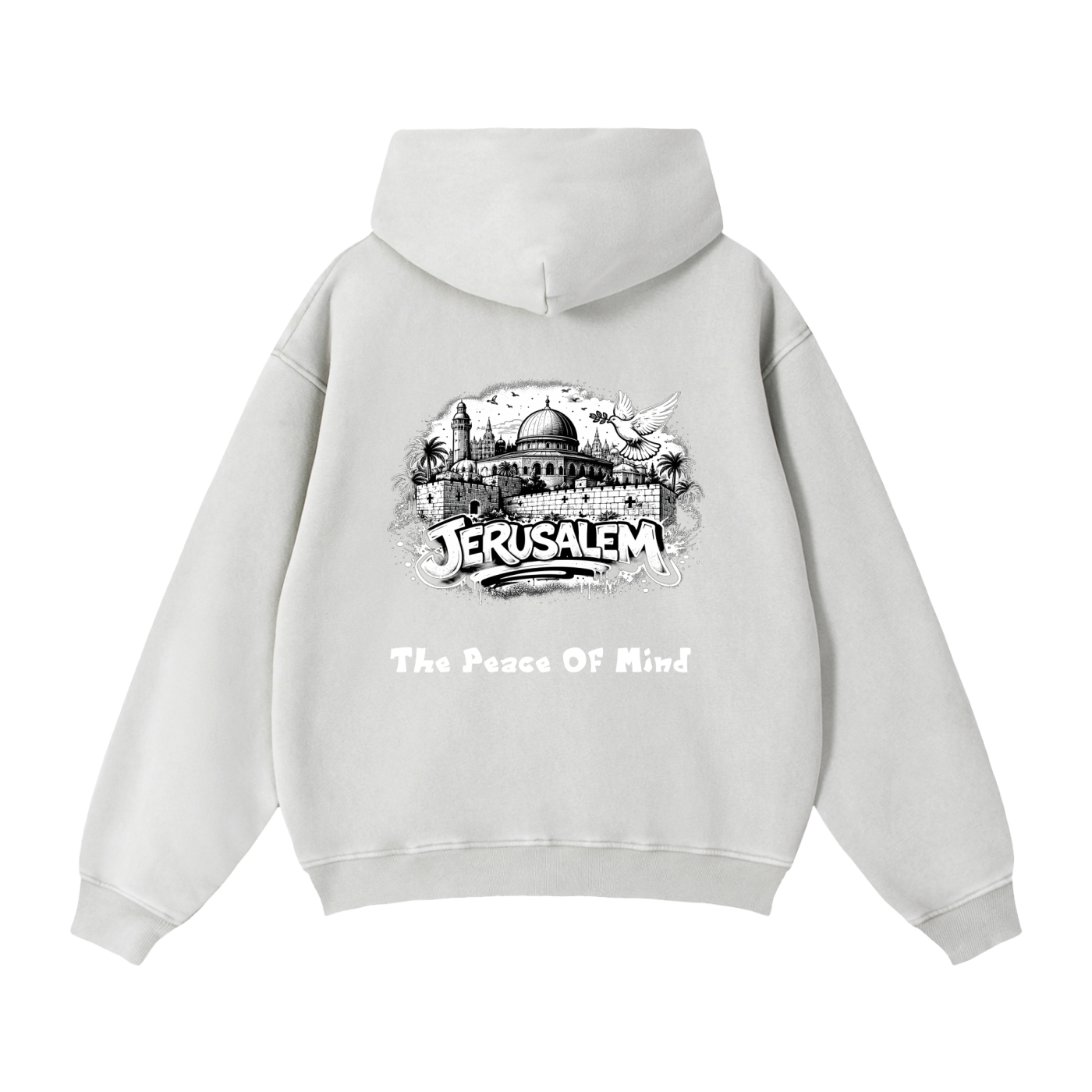 Zip-Through Boxy Fleece Hoodie