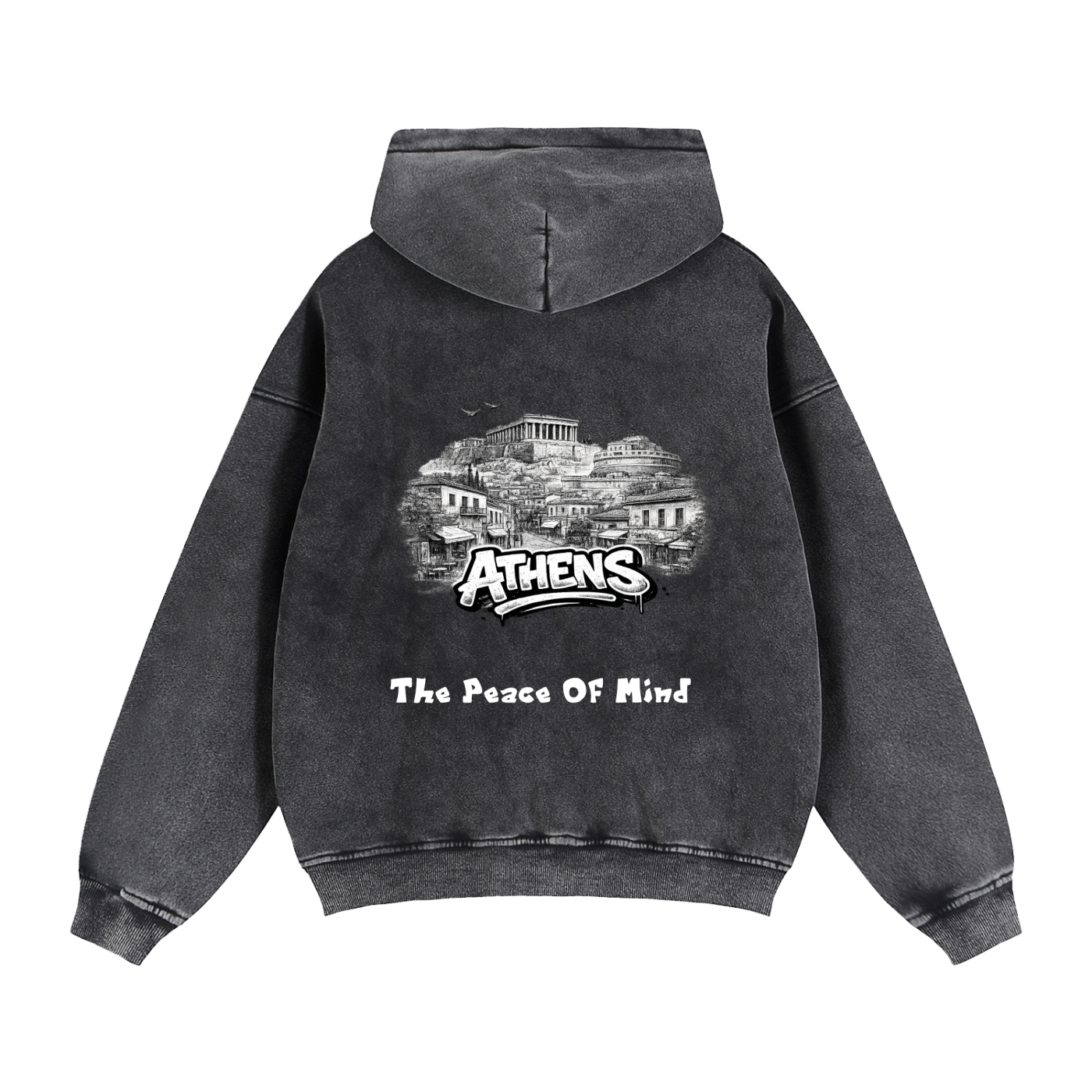 Zip-Through Boxy Fleece Hoodie