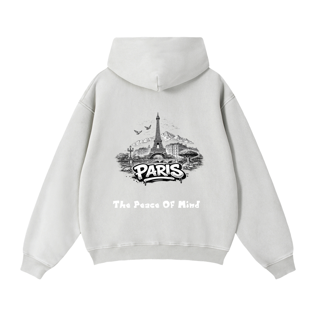 Zip-Through Boxy Fleece Hoodie