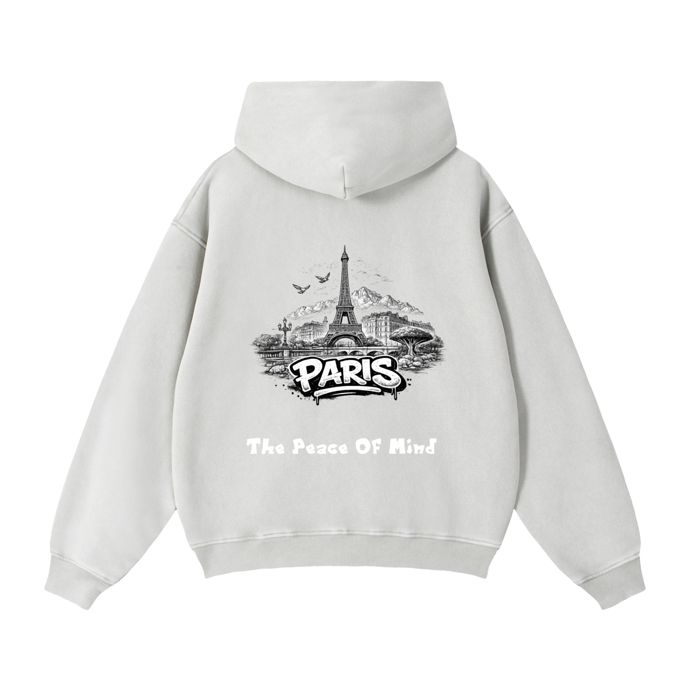 Zip-Through Boxy Fleece Hoodie