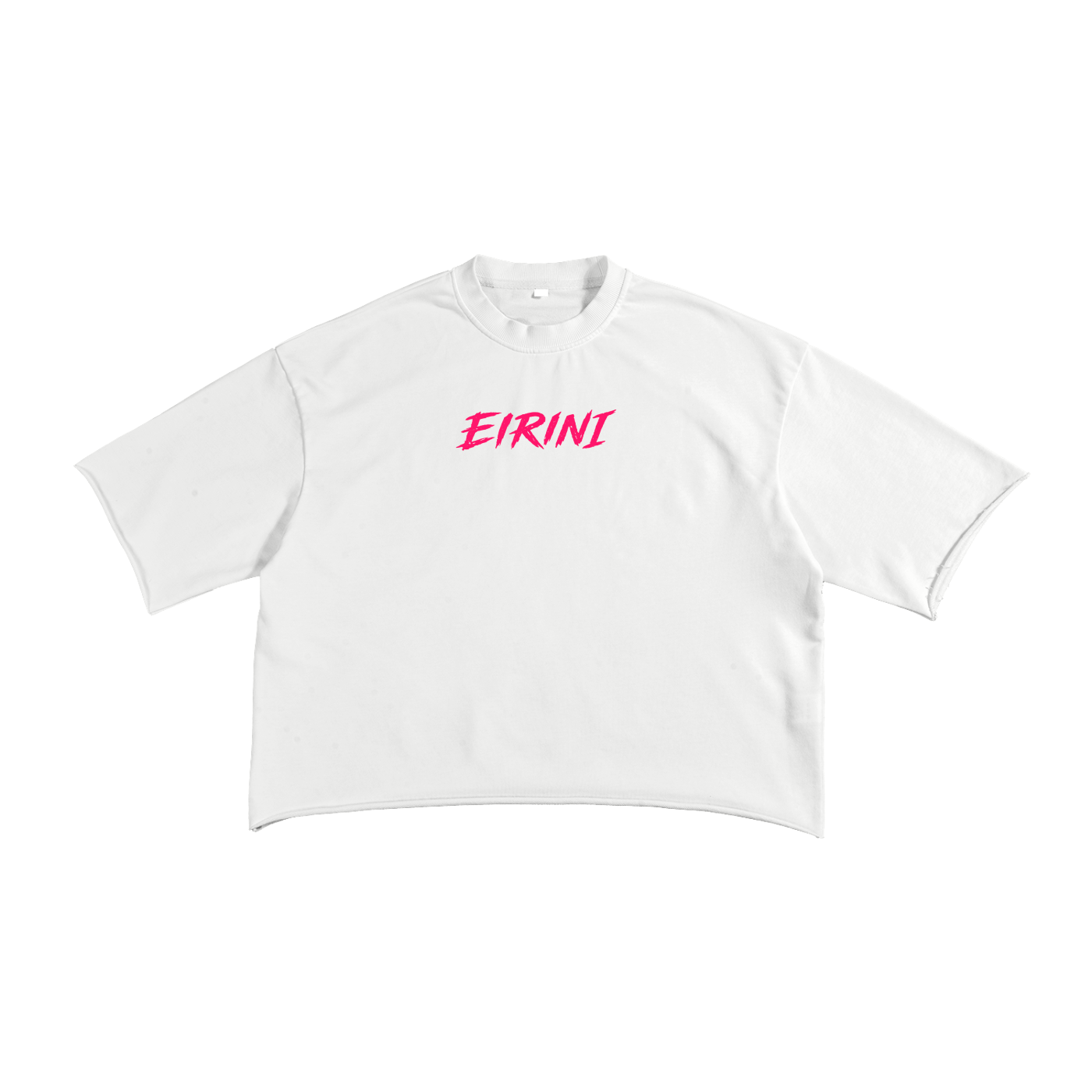 French Terry Raw Edge T-Shirt