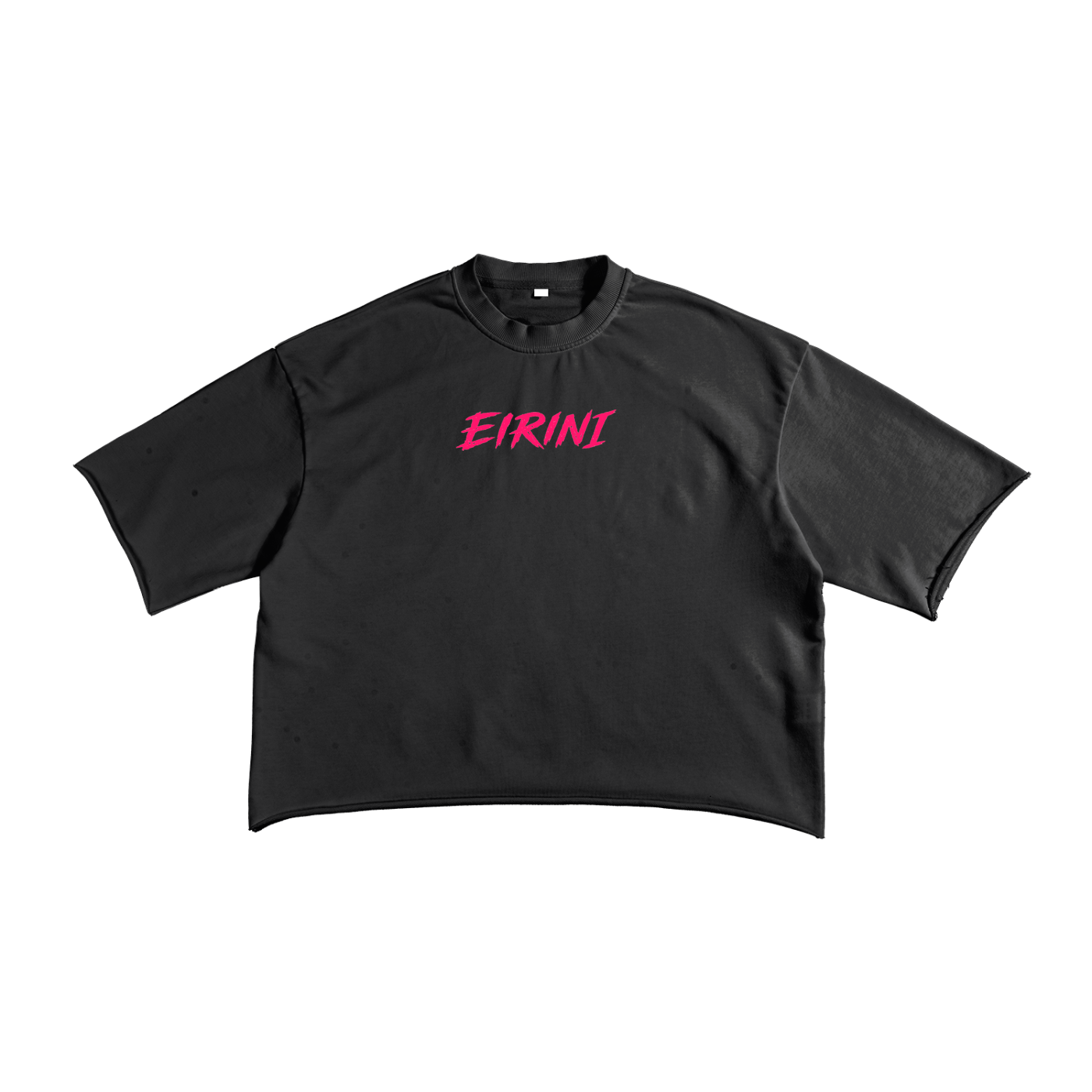 French Terry Raw Edge T-Shirt