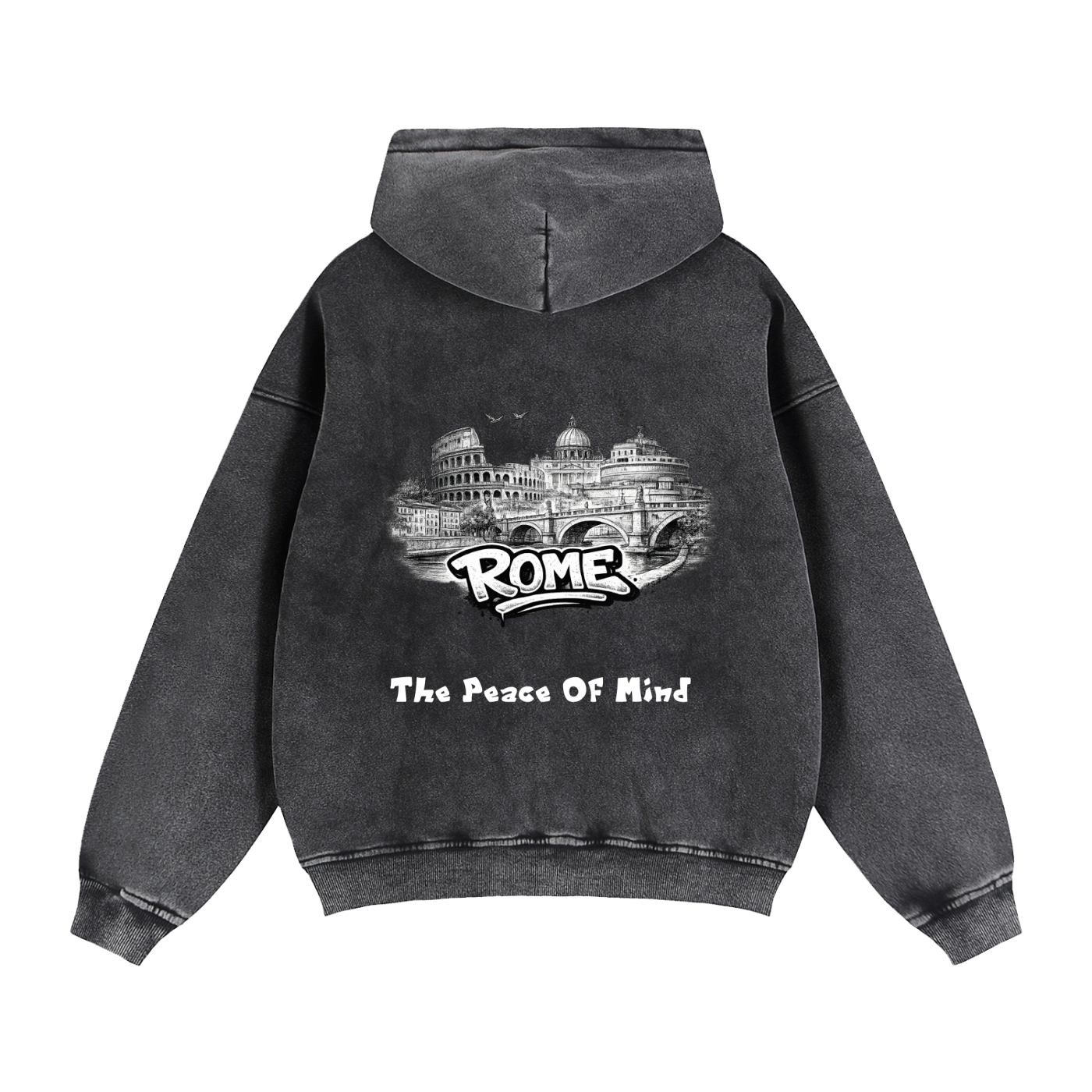 Zip-Through Boxy Fleece Hoodie