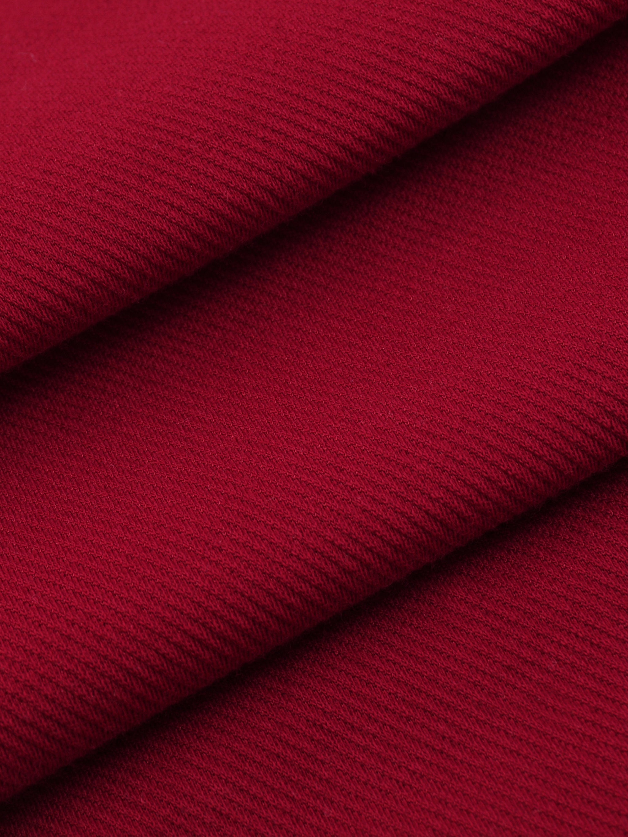 Contrast Piped Button-Up Jersey